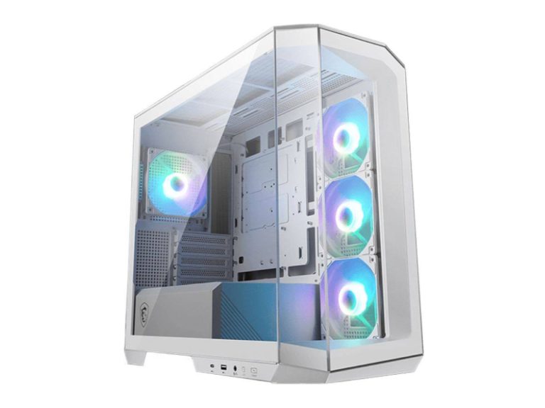 Caixa Micro-ATX MSI MAG Pano M100R PZ Series Vidro Temperado Branca