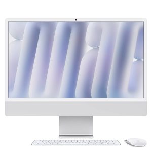 Apple iMac 24" | M4 CPU 10‑core, GPU 10-core | SSD 512GB | 24GB RAM | Prateado