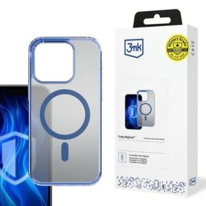 Capa 3MK Frosty MagCase iPhone 16 Pro Azul