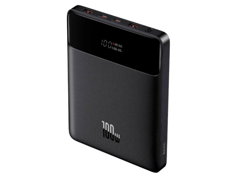 Powerbank Baseus Blade Laptop 20000mAh 100W Preta + Cabo USB-C 1m