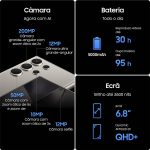 Smartphone Samsung Galaxy S24 Ultra 6.8" 12GB/512GB Dual SIM Cinzento Titânio