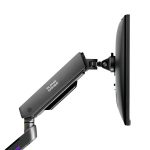 Suporte de Monitor Alpha Gamer Navi Heavy-Duty Single Monitor RGB Cinza