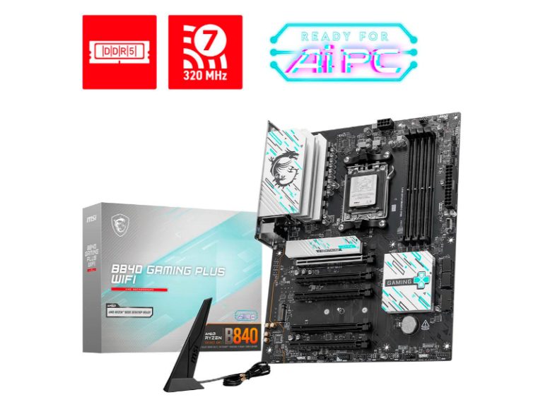 Motherboard ATX MSI B840 Gaming Plus WiFi SktAM5