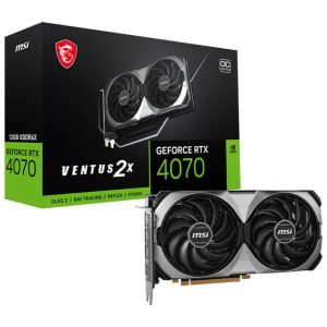 Placa Gráfica MSI NVIDIA GeForce RTX 4070 "Ada Lovelace" Ventus 2X E 12G OC GDDR6X DLSS3