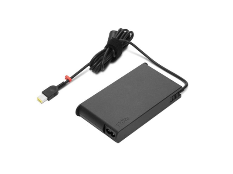Carregador Lenovo CA ThinkPad Slim 170W USB (Ponta Fina) Preto
