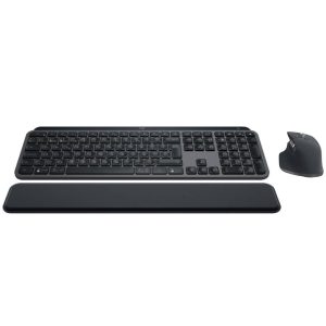 Teclado Logitech MX Keys S Bluetooth PT Graphite + Rato Óptico Logitech MX Master 3s Wireless/Bluetooth 8000DPI Graphite