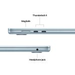 Apple MacBook Air 15.3 M4 CPU 10-core, GPU 10-core SSD 256GB 16GB RAM Prateado + Adaptador USB-C Duplo 35W