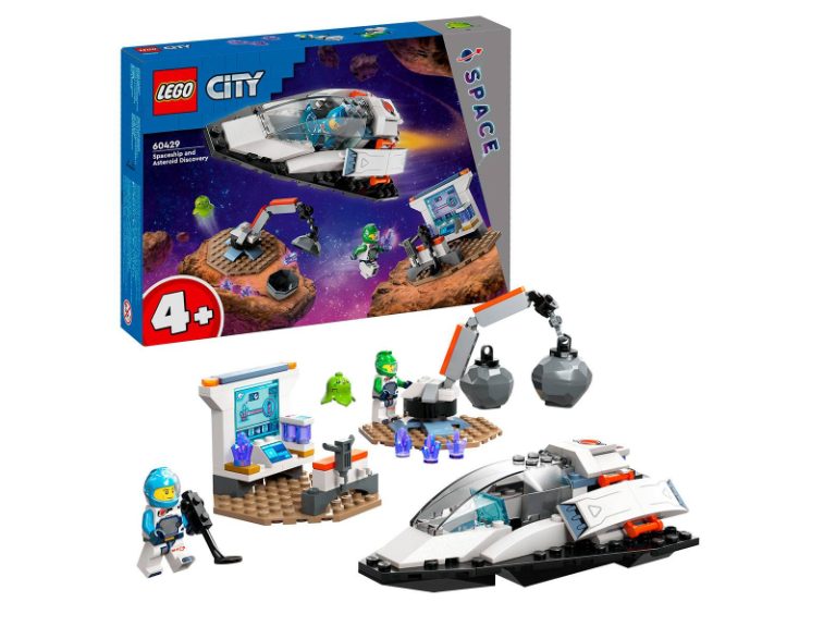 LEGO City: Nave Espacial e Descoberta de Asteroide | Idades 4+ | 126 Peças | Item 60429