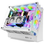 Caixa ATX Mars Gaming MCB Premium Custom Tempered Glass Branca