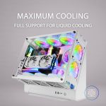 Caixa ATX Mars Gaming MCB Premium Custom Tempered Glass Branca