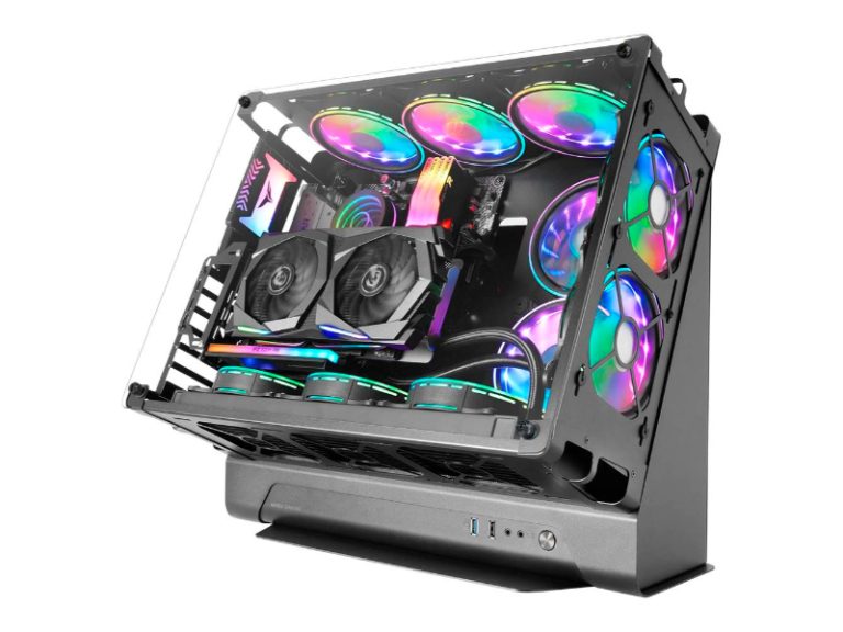 Caixa ATX Mars Gaming MCB Premium Custom Tempered Glass Preta