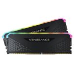 Memória RAM UDIMM Corsair Vengeance RGB RS 32GB (2x16GB) DDR4-3200MHz (Intel XMP) CL16 (16-20-20-38) 1.35V Preta
