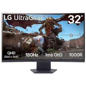 Monitor Curvo LG UltraGear 32GS60QC-B VA 31.5" QHD 16:9 180Hz FreeSync