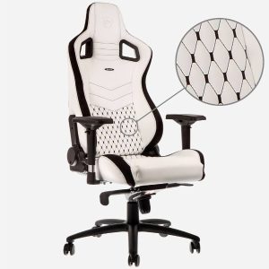 Cadeira Gaming Noblechairs EPIC PU Leather BrancaPreta