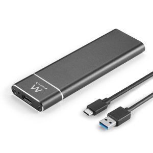 Caixa Externa M.2 Ewent EW7023 USB 3.2 Gen1 (USB 3.0) SSD Preta