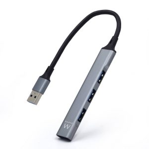 Hub Ewent EW1144 USB-A para 4 Portas USB
